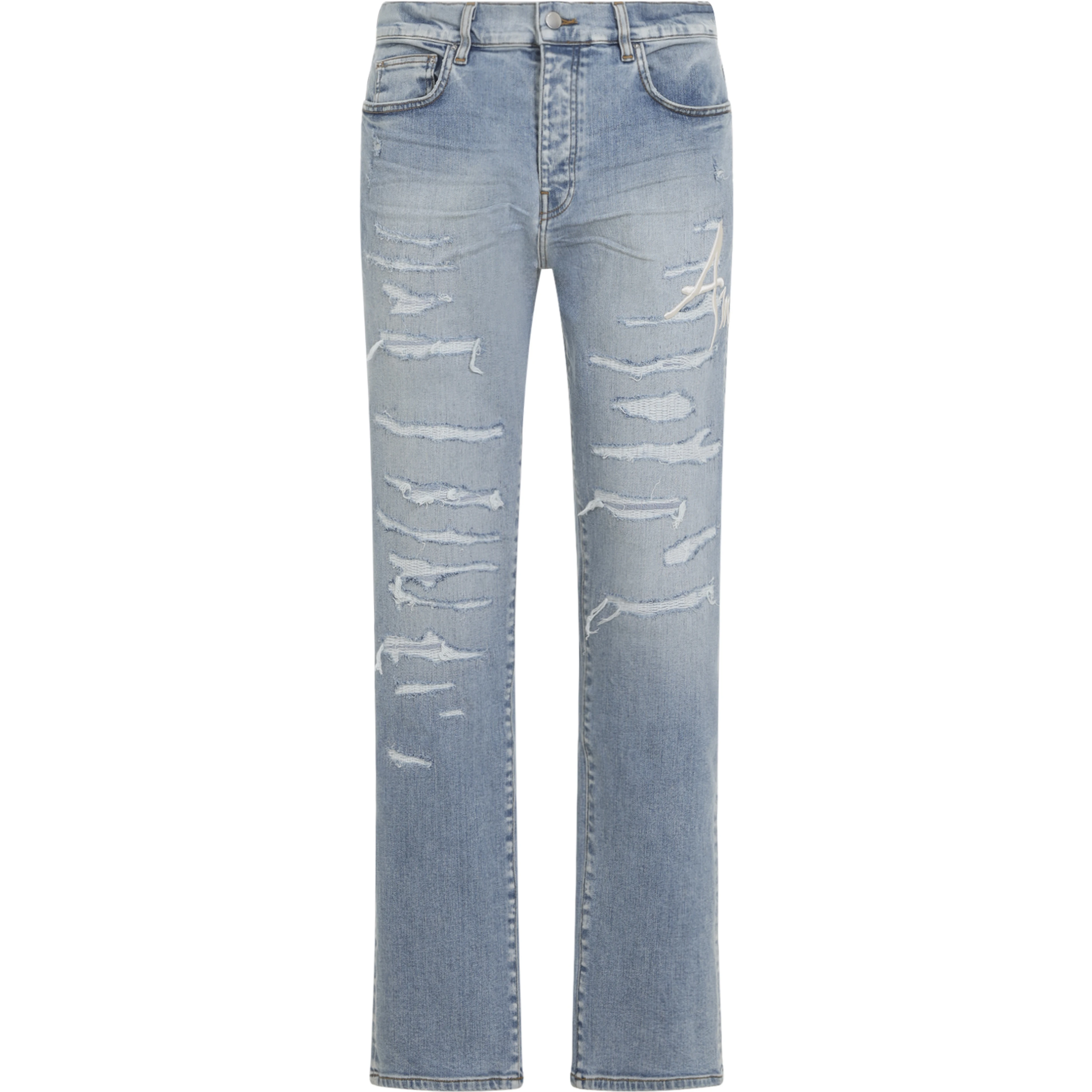Amiri Repaired Slim Jeans