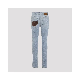Amiri Crochet Leather Mx1 Jeans