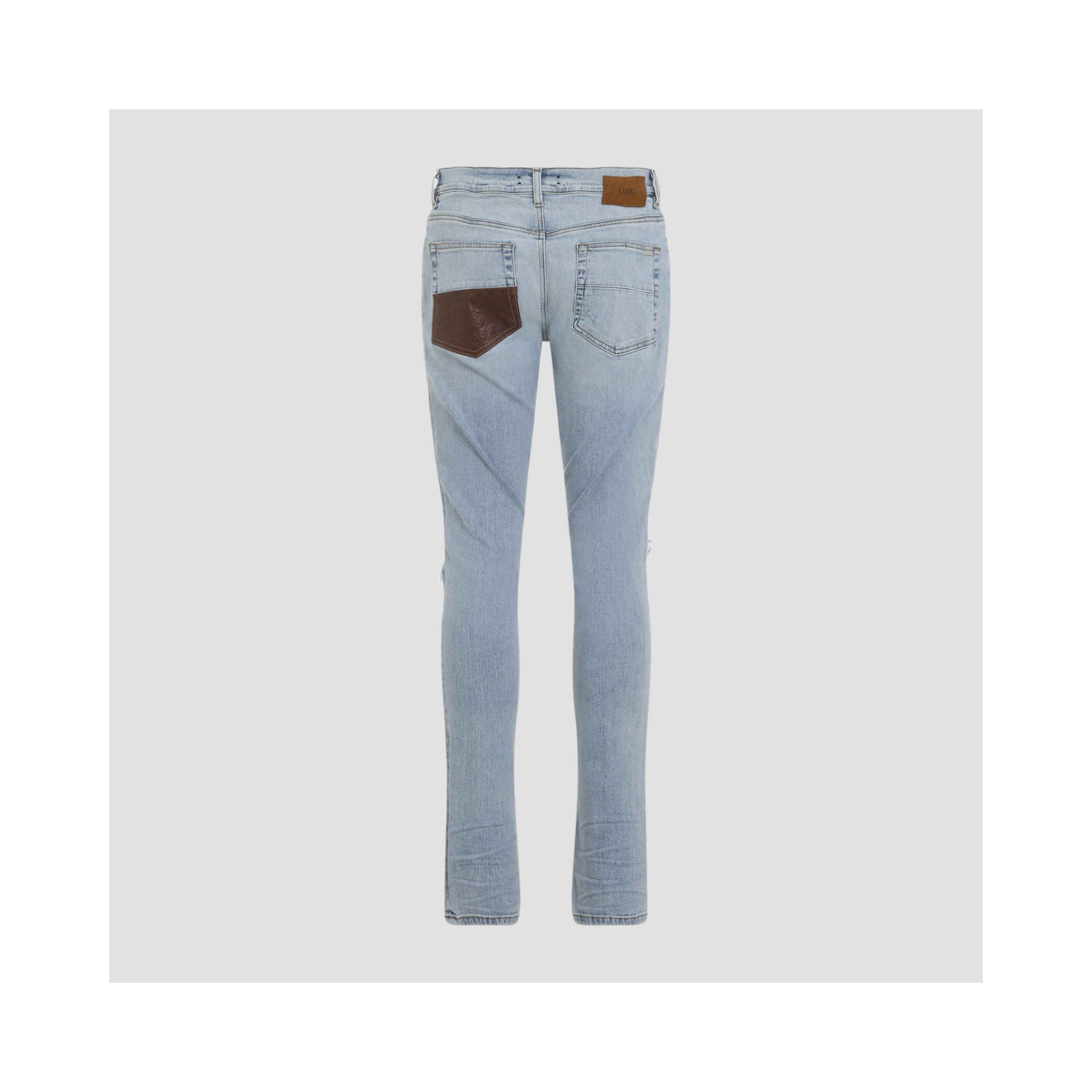 Amiri Crochet Leather Mx1 Jeans