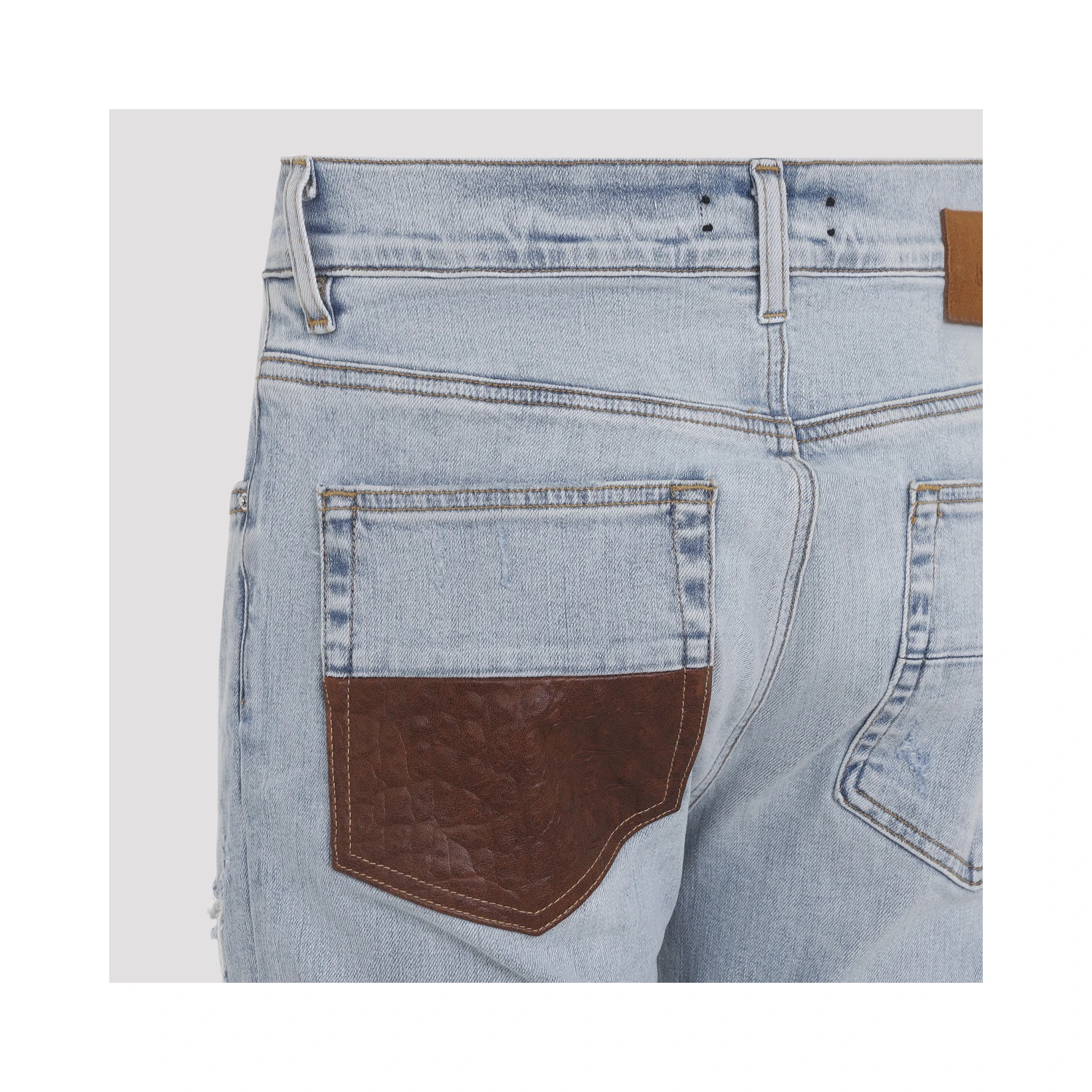 Amiri Crochet Leather Mx1 Jeans