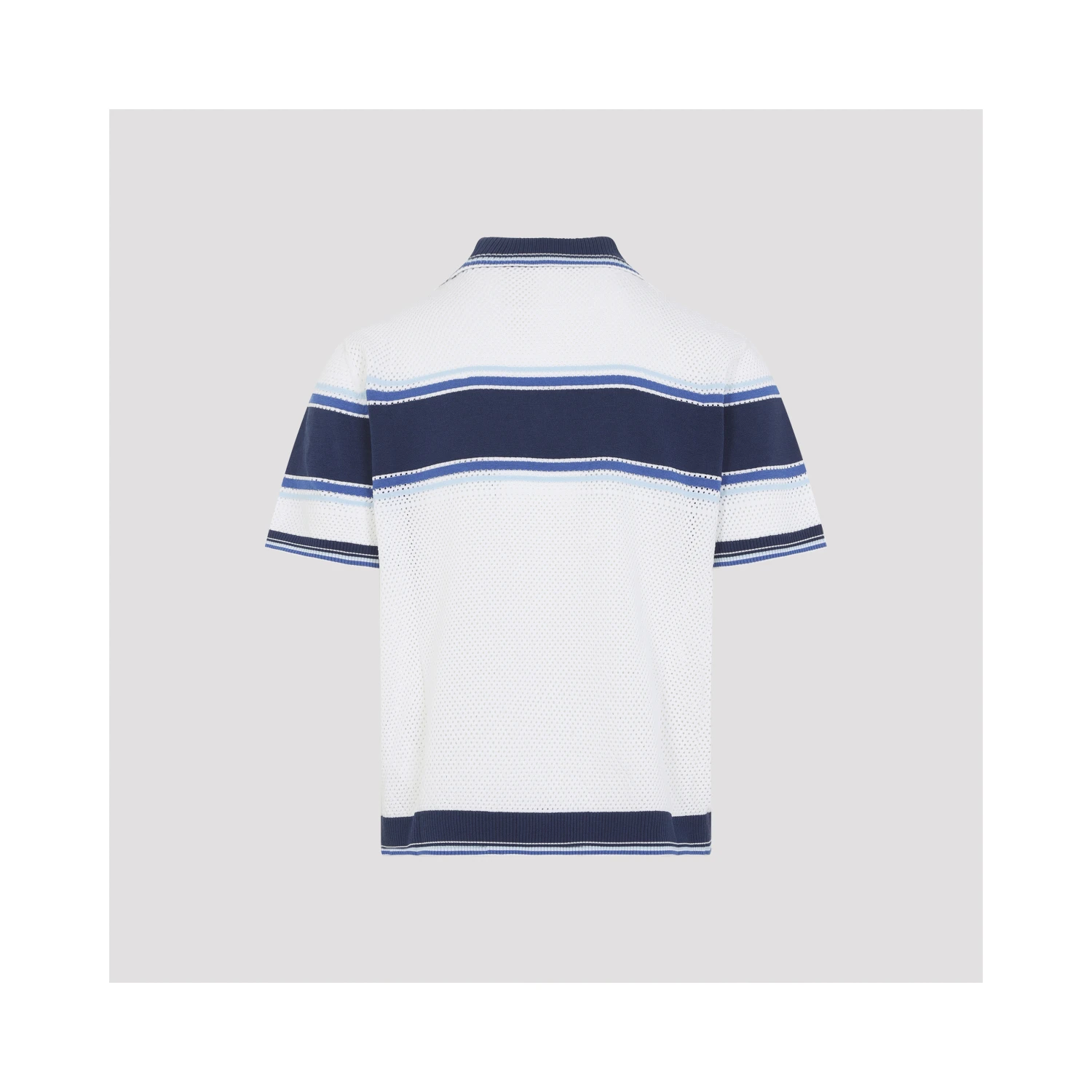 Casablanca Mesh Stripe Polo