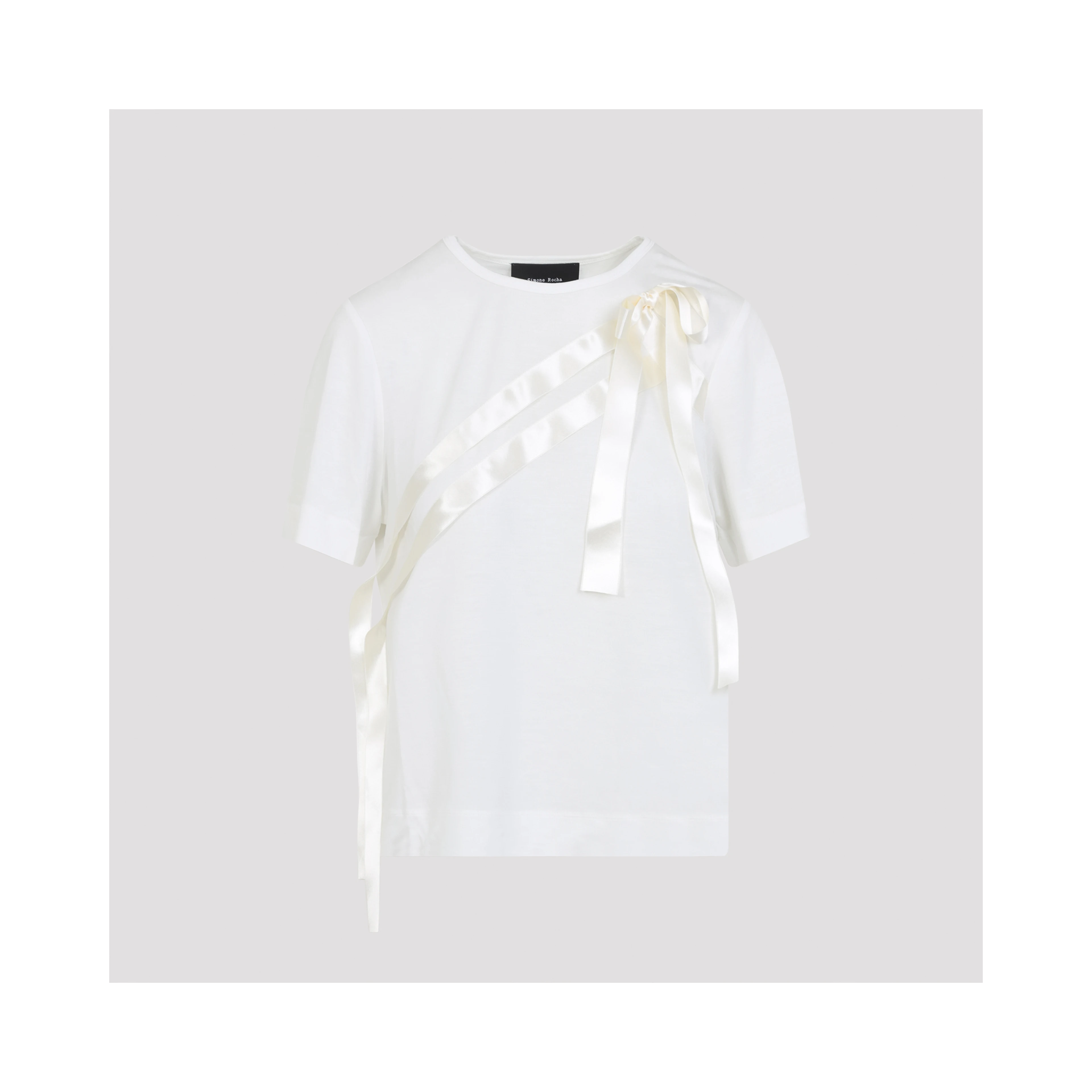 Simone Rocha Bow Sash Easy T-Shirt