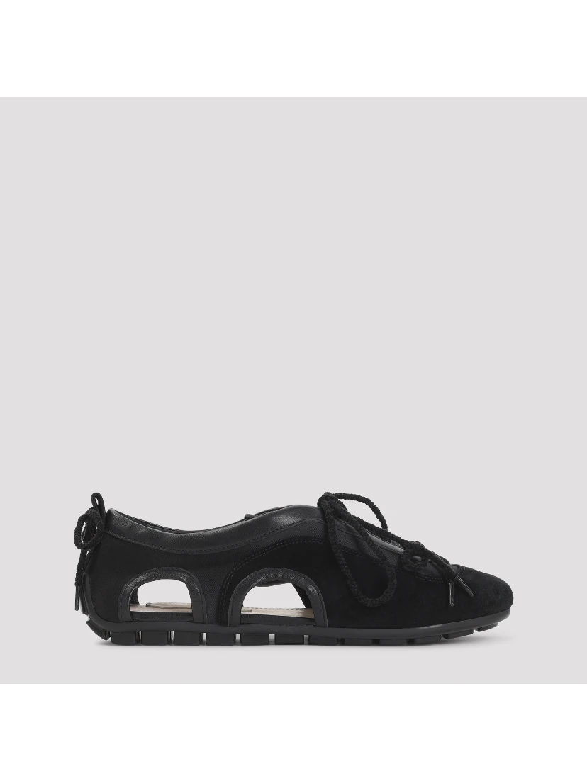 Simone Rocha Cutout Ballerina Grip Trained Sneakers