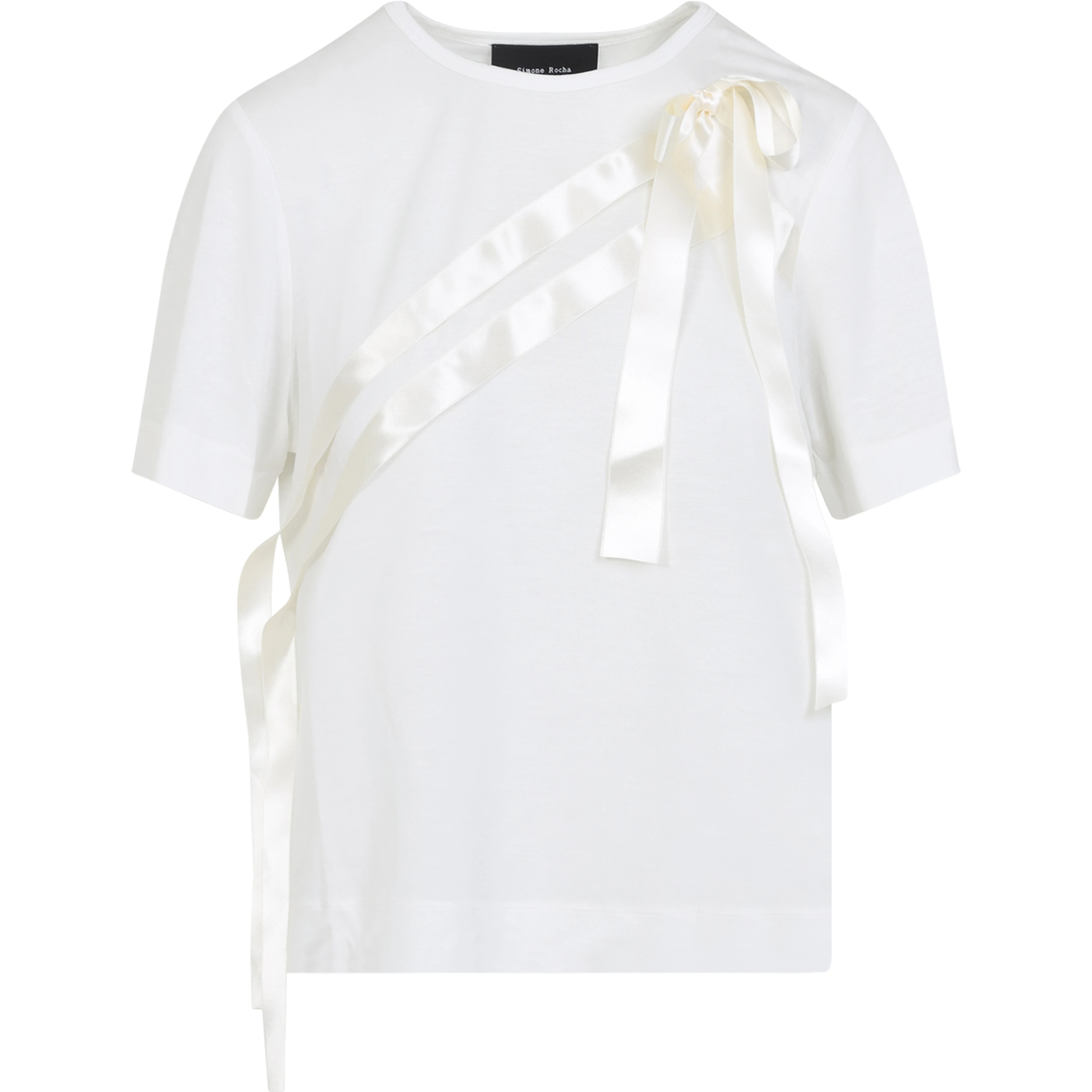 Simone Rocha Bow Sash Easy T-Shirt