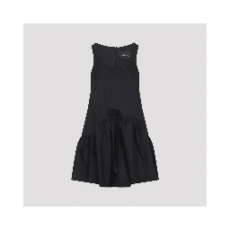 Simone Rocha Tapered Back Peplum Mini Dress