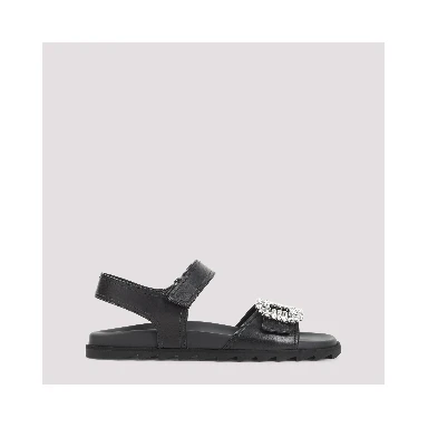 Roger Vivier Slidy Viv Strass Sandals