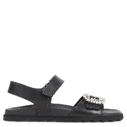 Roger Vivier Slidy Viv Strass Sandals