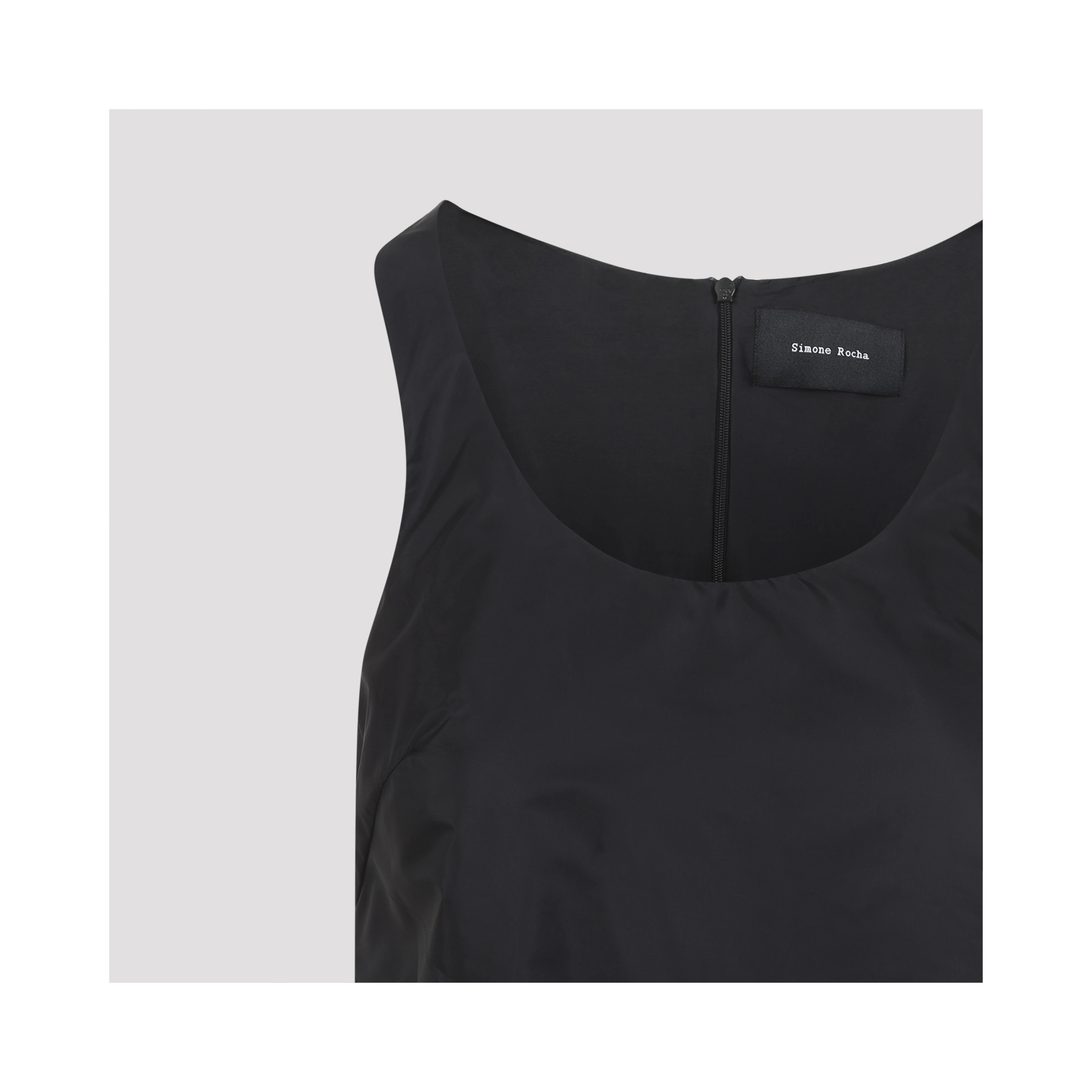 Simone Rocha Tapered Back Peplum Mini Dress