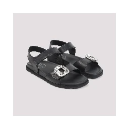 Roger Vivier Slidy Viv Strass Sandals