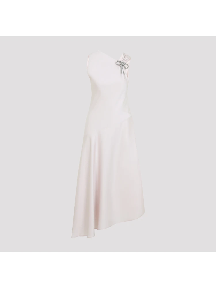 Jil Sander Asymmetric Dress With Diagonal Cut