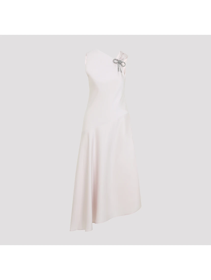 Jil Sander Asymmetric Dress With Diagonal Cut