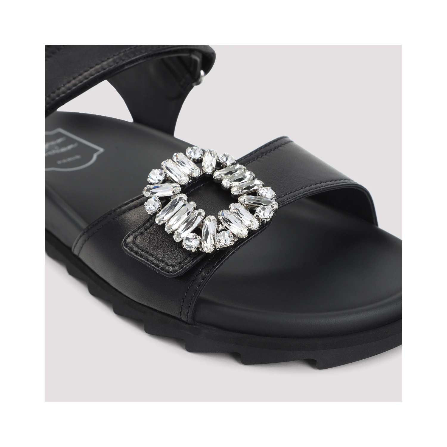Roger Vivier Slidy Viv Strass Sandals