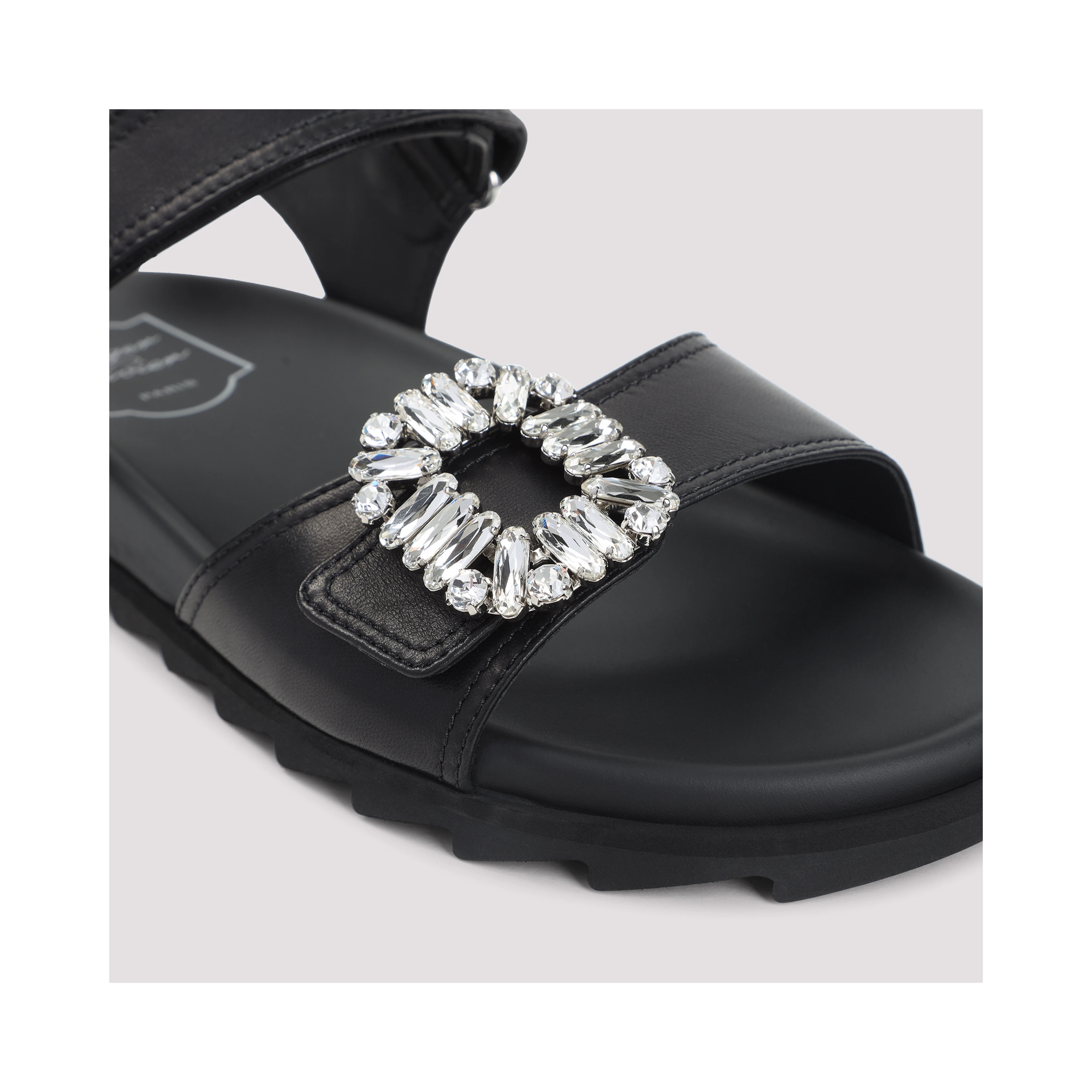 Roger Vivier Slidy Viv Strass Sandals