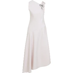 Jil Sander Asymmetric Dress With Diagonal Cut