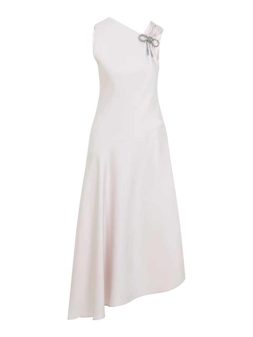 Jil Sander Asymmetric Dress With Diagonal Cut