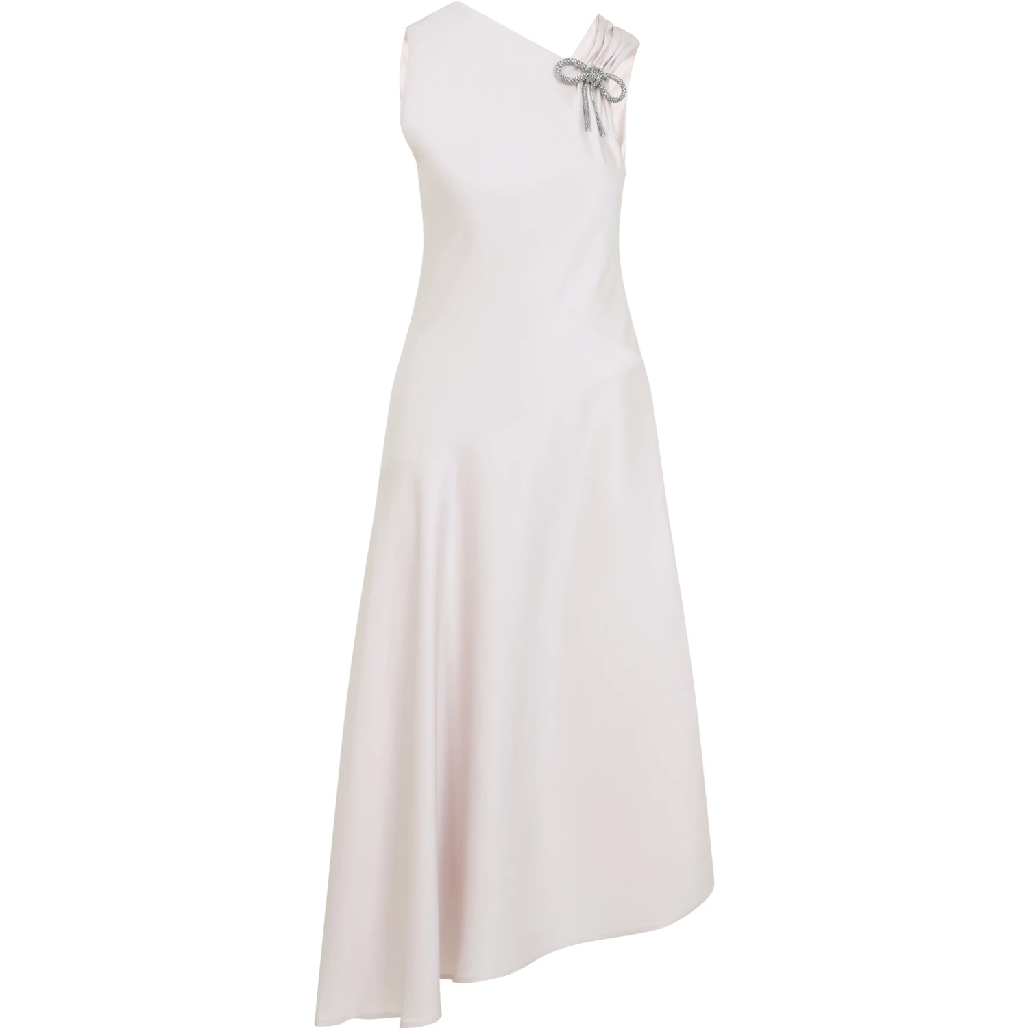 Jil Sander Asymmetric Dress With Diagonal Cut