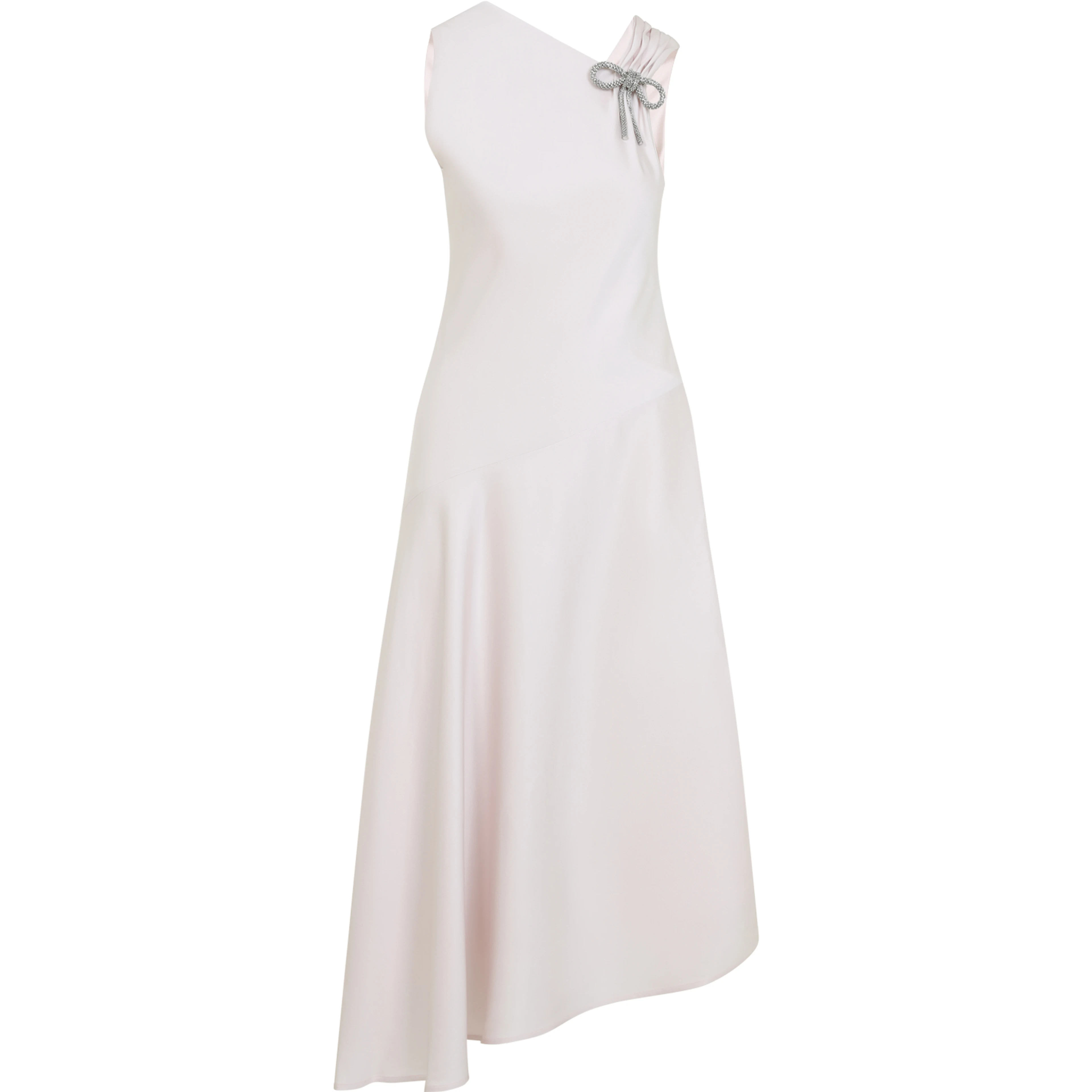 Jil Sander Asymmetric Dress With Diagonal Cut
