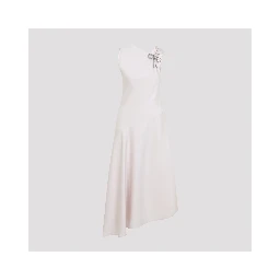 Jil Sander Asymmetric Dress With Diagonal Cut