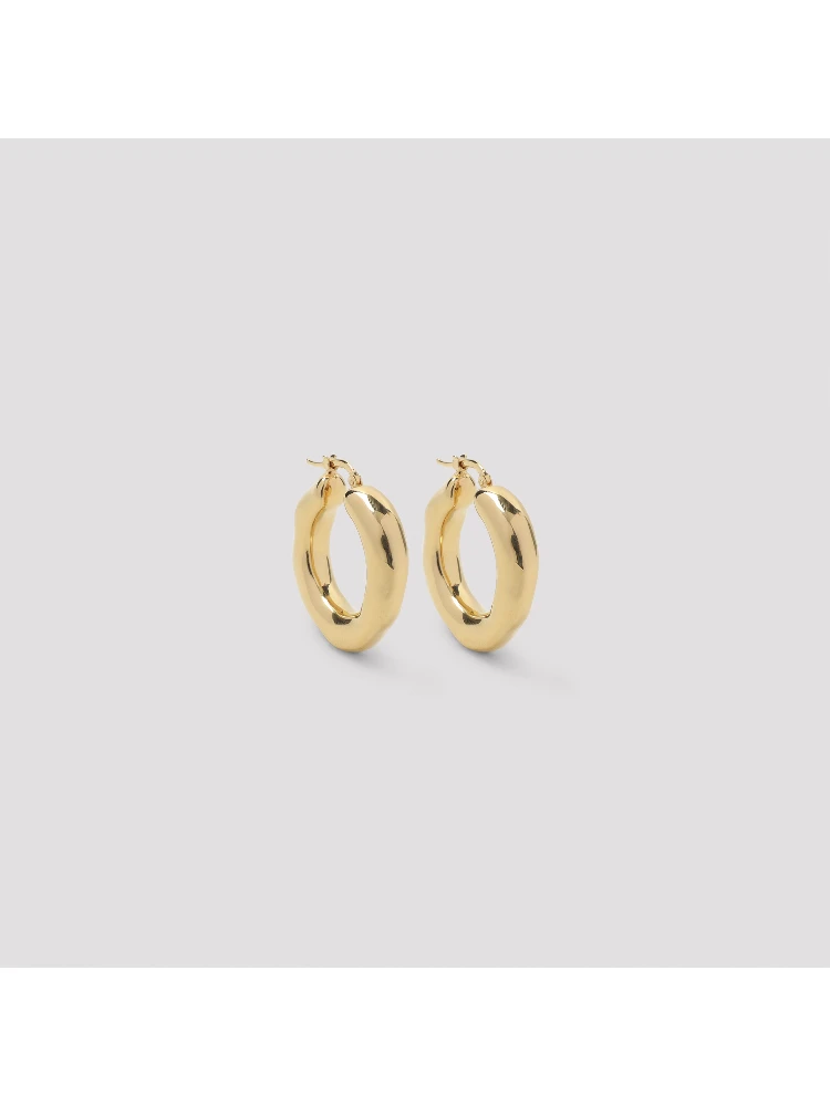 Jil Sander Brass Earrings