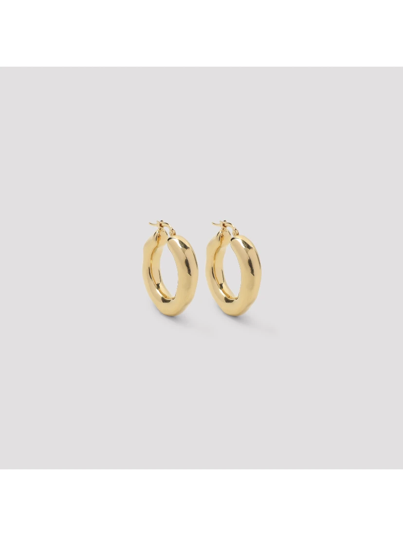 Jil Sander Brass Earrings