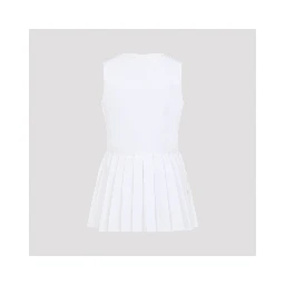 Jil Sander Sleveless A-Line Pleated Top