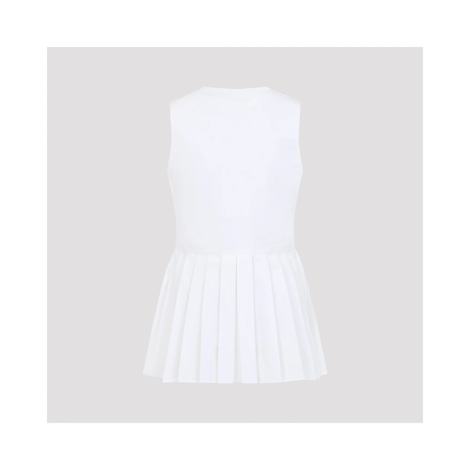Jil Sander Sleveless A-Line Pleated Top