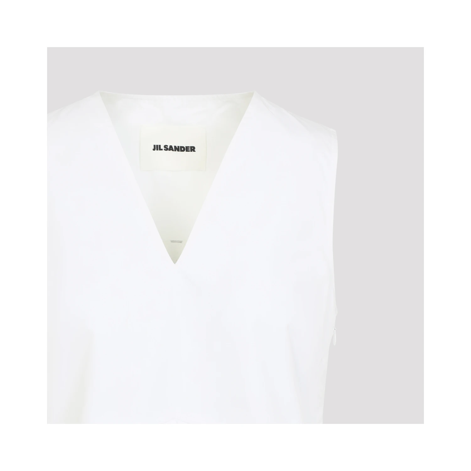 Jil Sander Sleveless A-Line Pleated Top