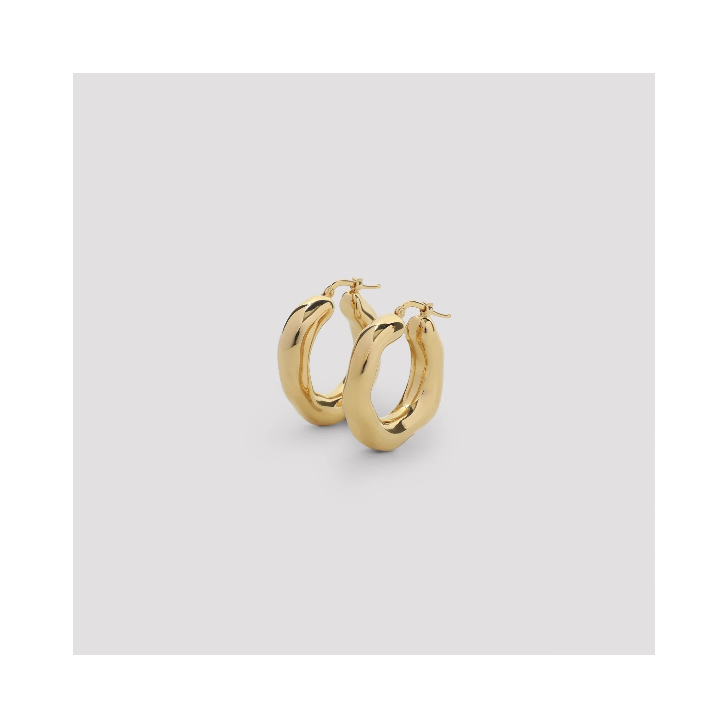 Jil Sander Brass Earrings