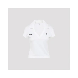 Courreges Cropped Polo