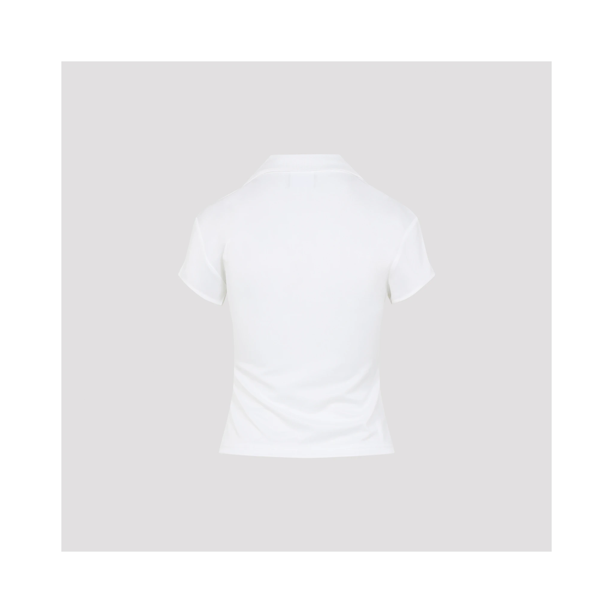Courreges Cropped Polo