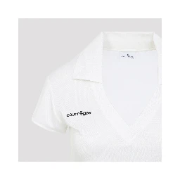 Courreges Cropped Polo