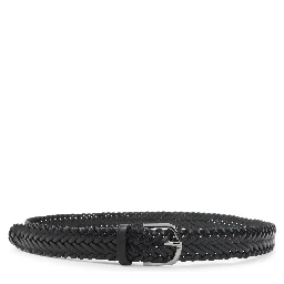 Giorgio Armani Woven Leather Belt