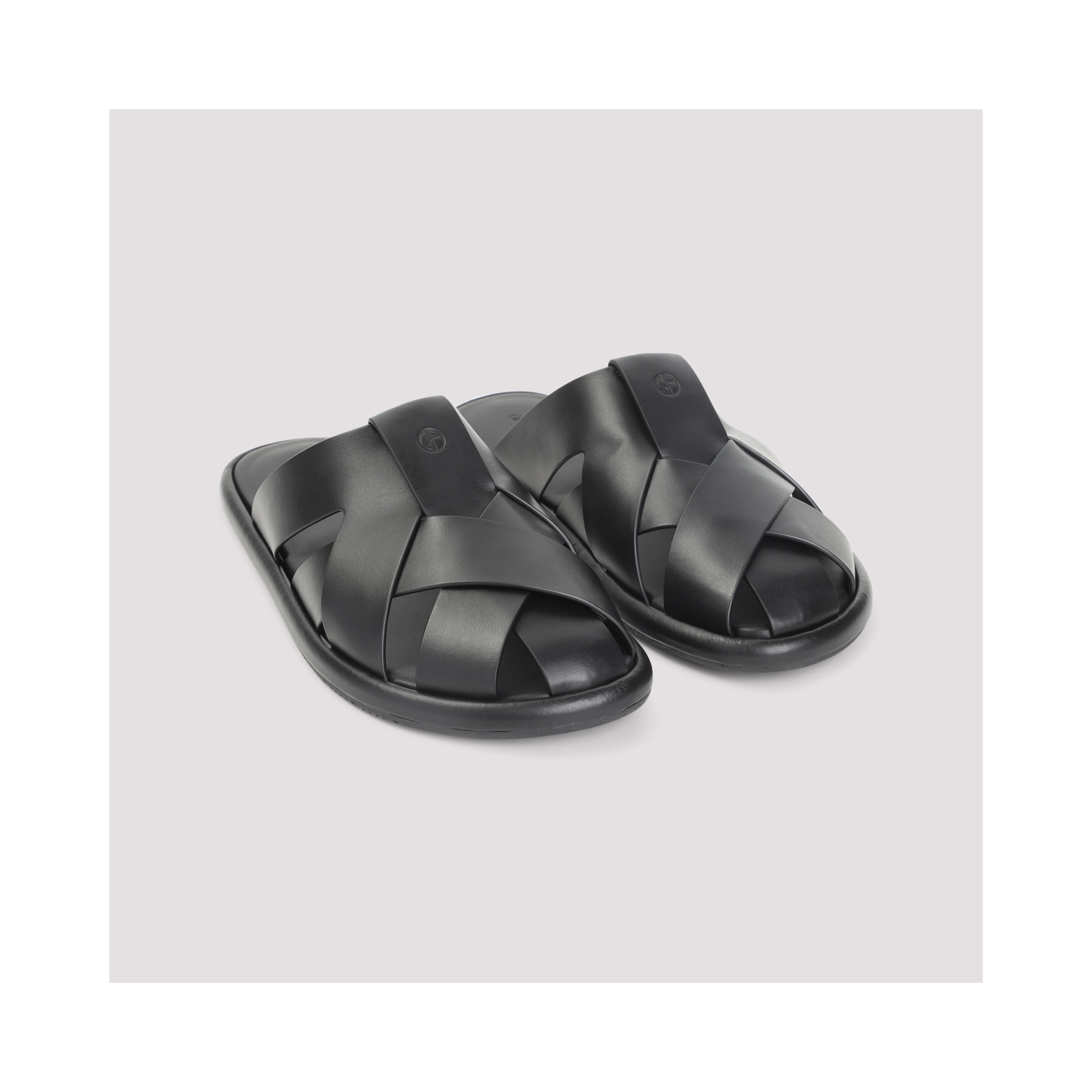 Giorgio Armani Leather Sandals