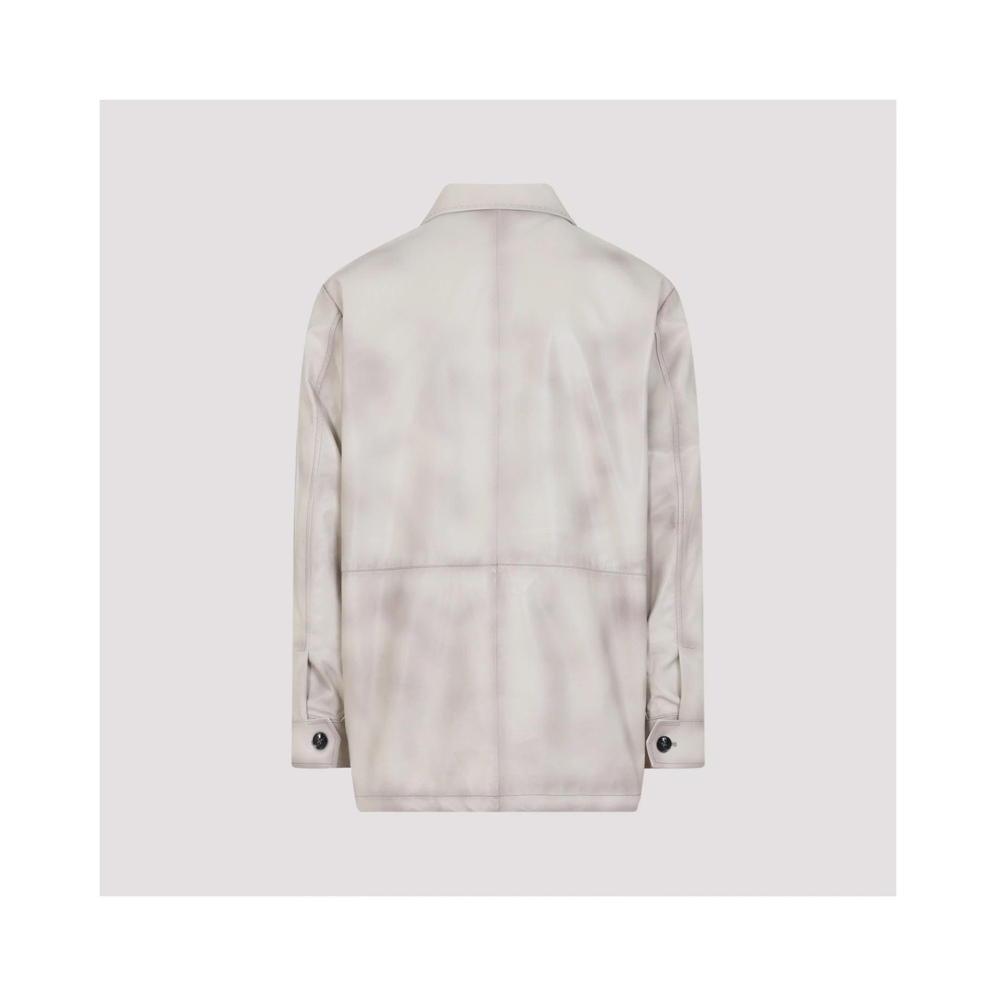 Kiton Lamb Leather Jacket