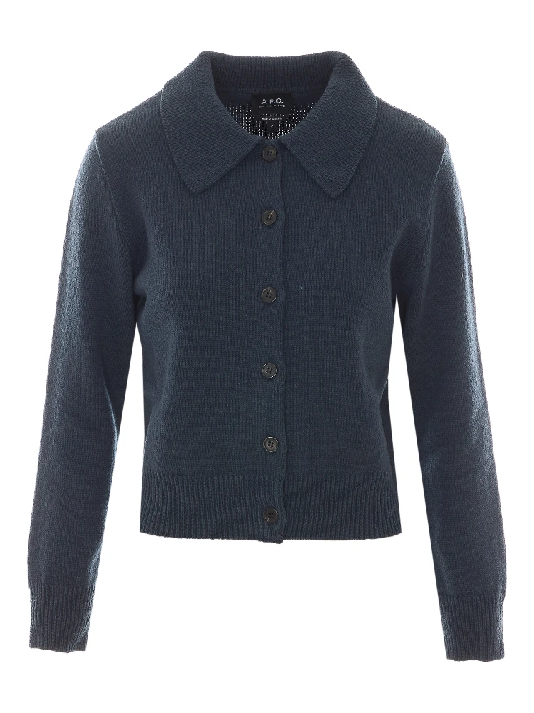 A.P.C. Sweaters Blue