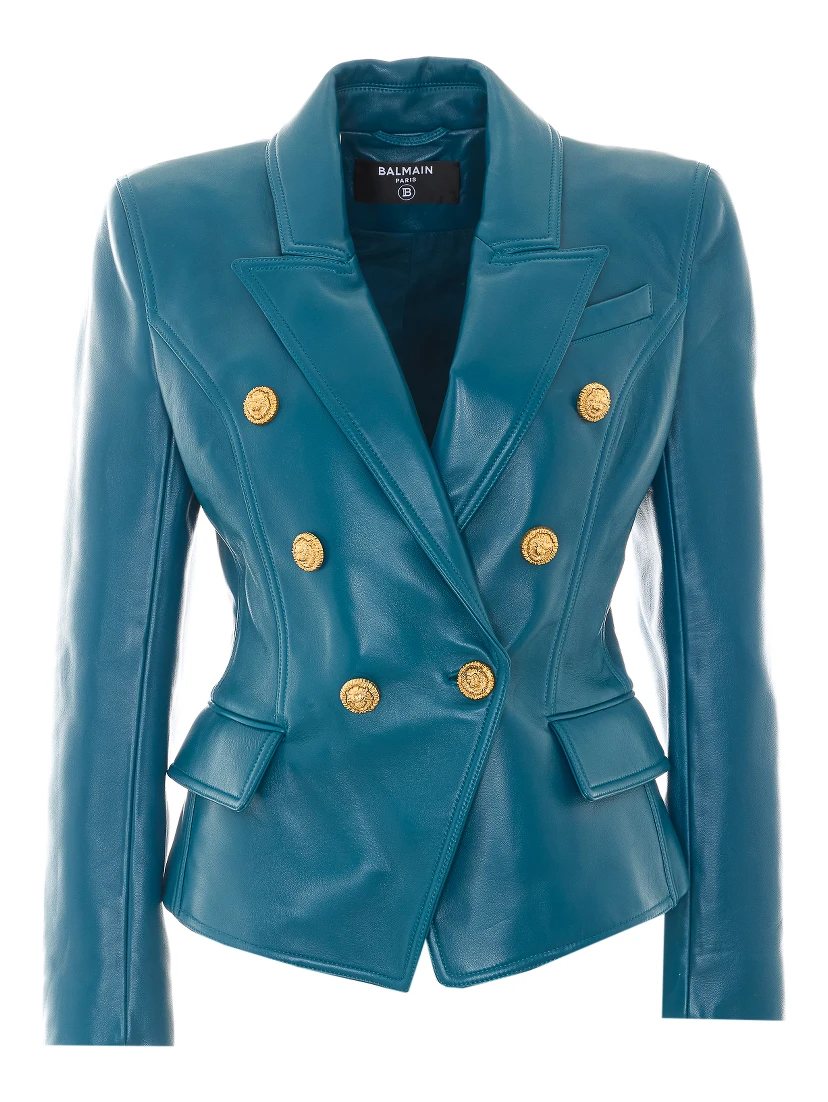 BALMAIN Jackets Blue