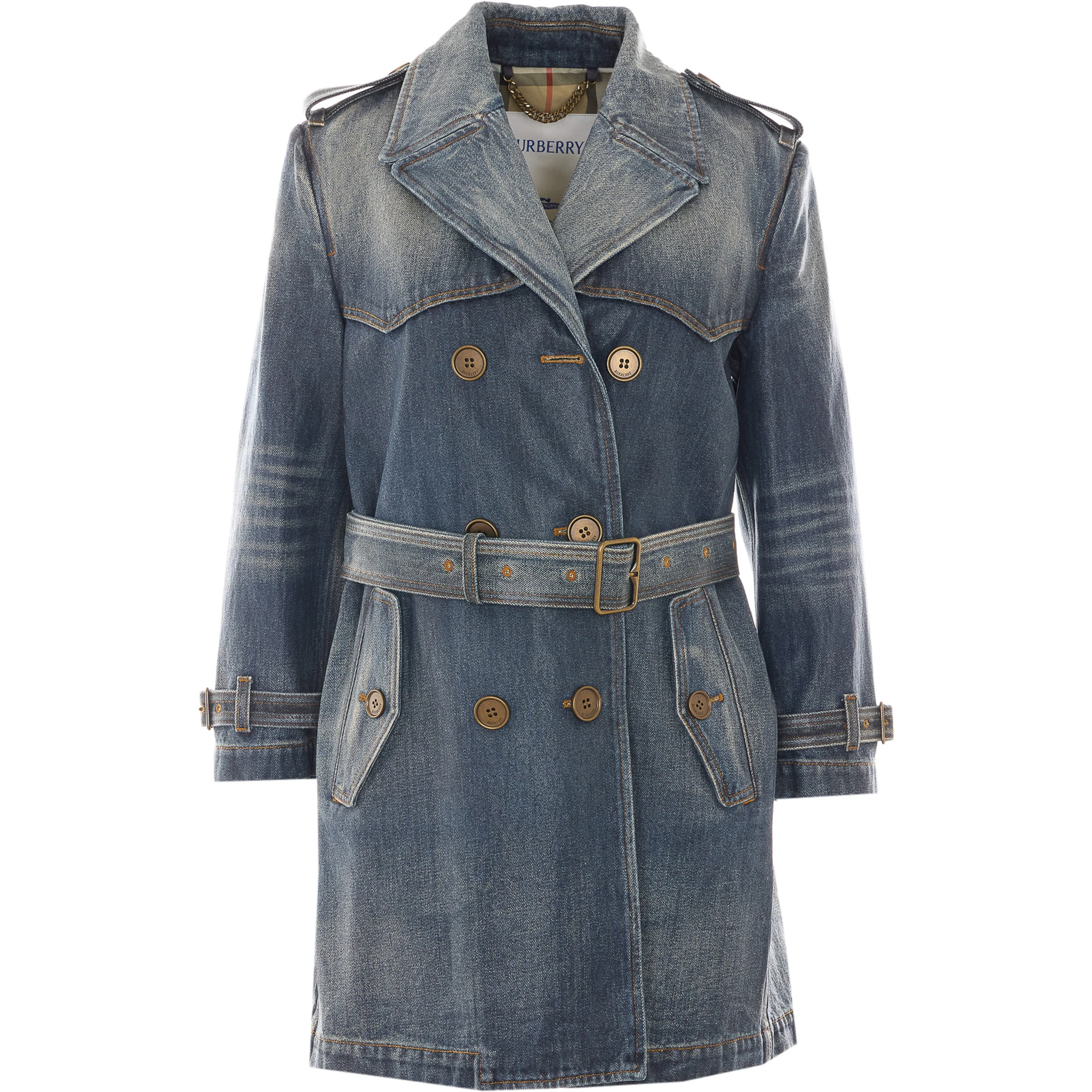 BURBERRY Jackets Blue