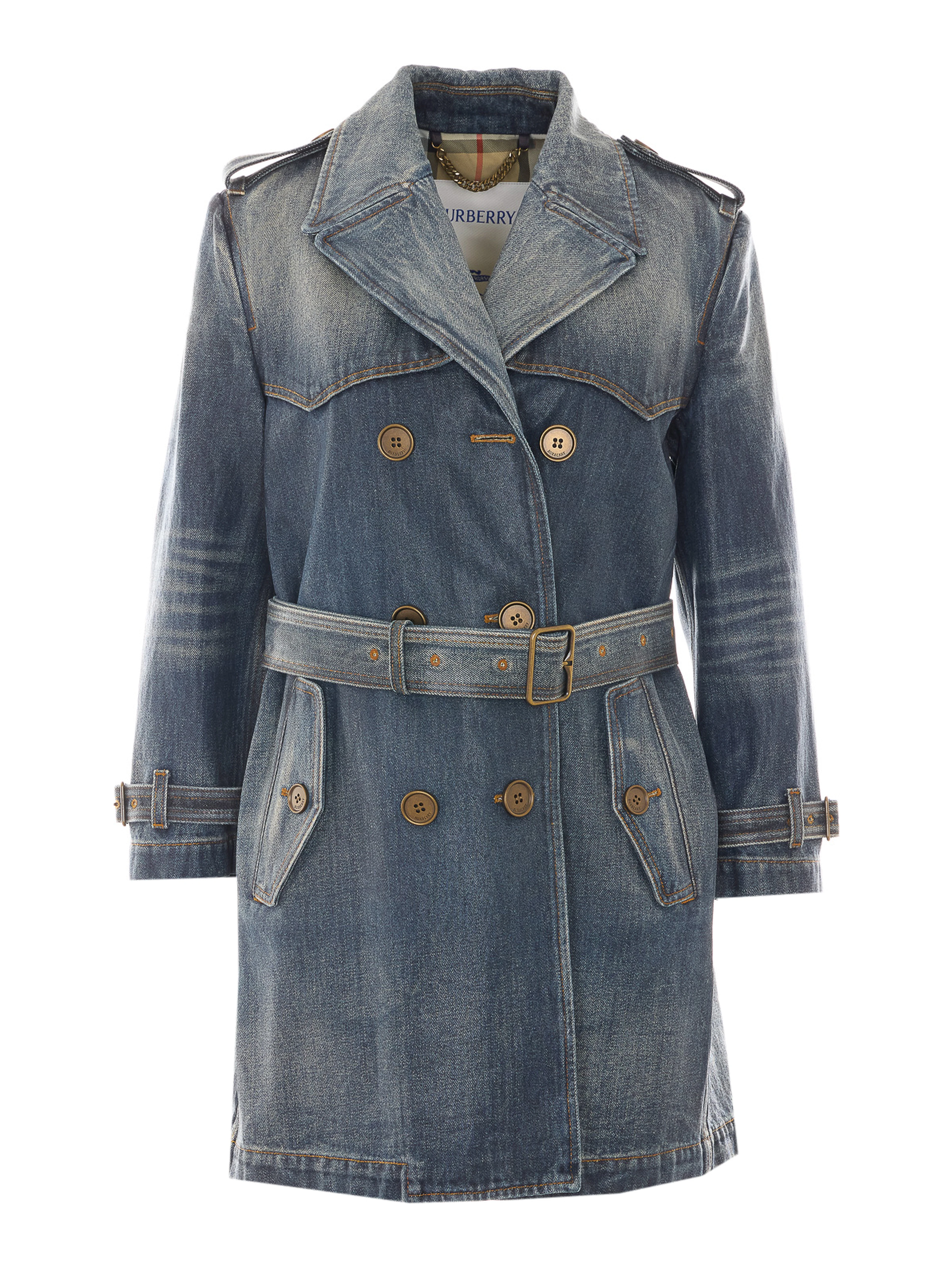 BURBERRY Jackets Blue