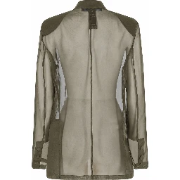 BLAZER IN ORGANZA DI SETA