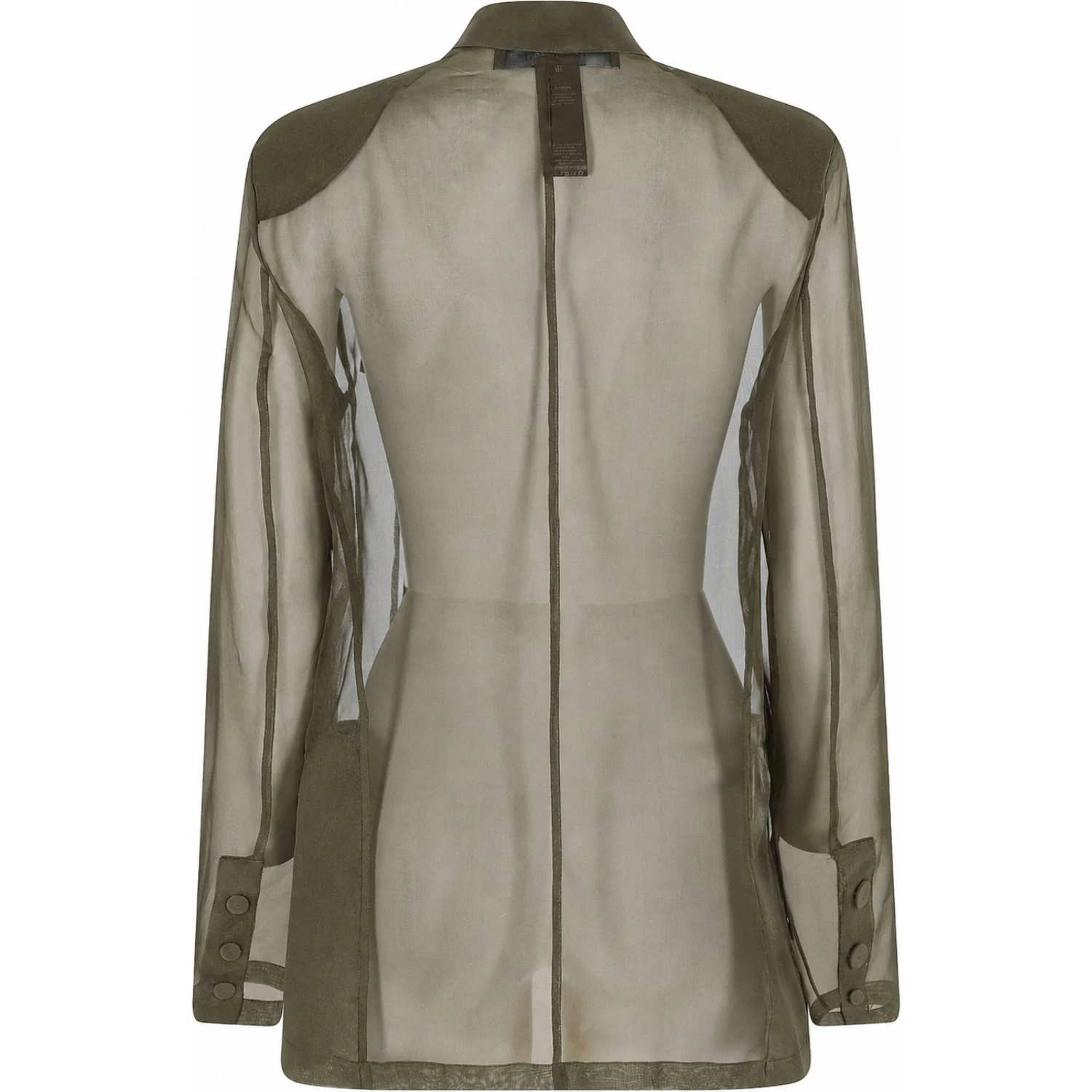 BLAZER IN ORGANZA DI SETA
