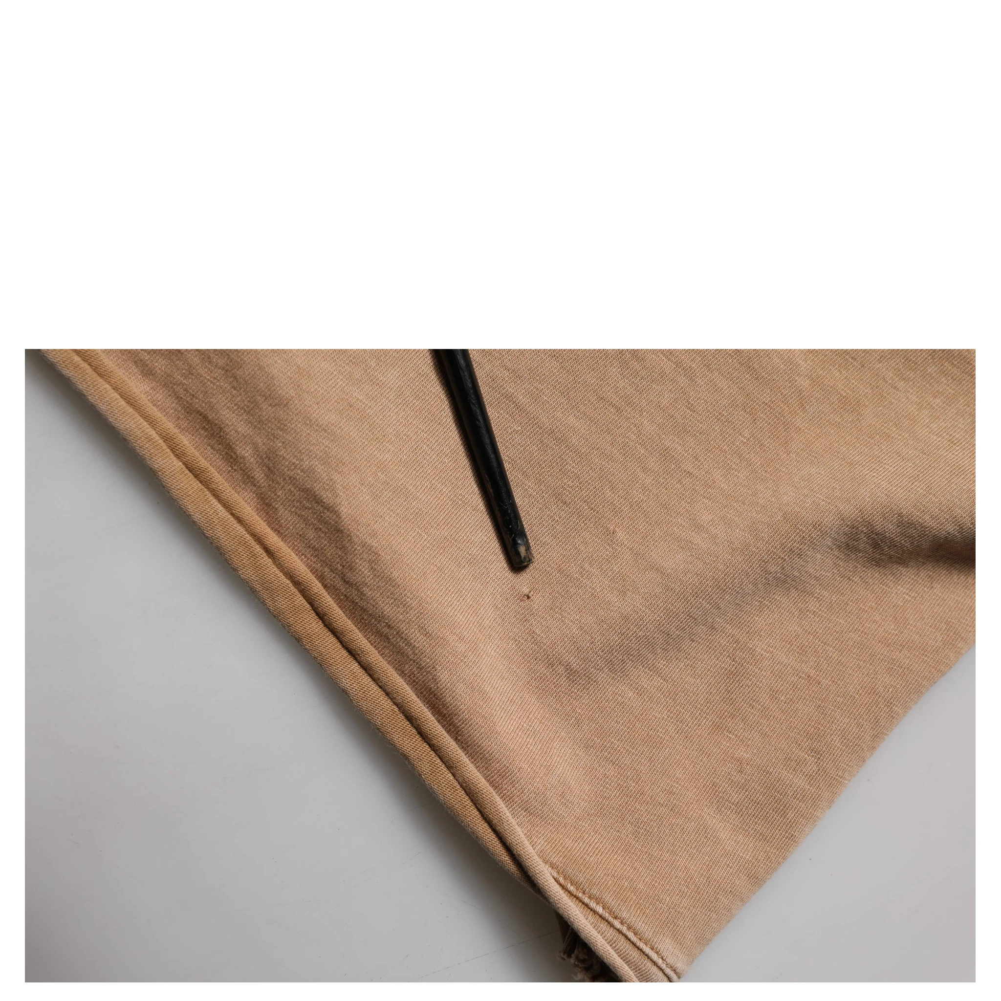Brown Cotton Logo Patch Round Neck T-shirt