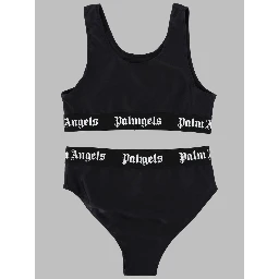 logo band bikini girl
