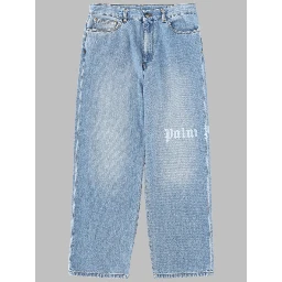 logo baggy denim pants medium boy