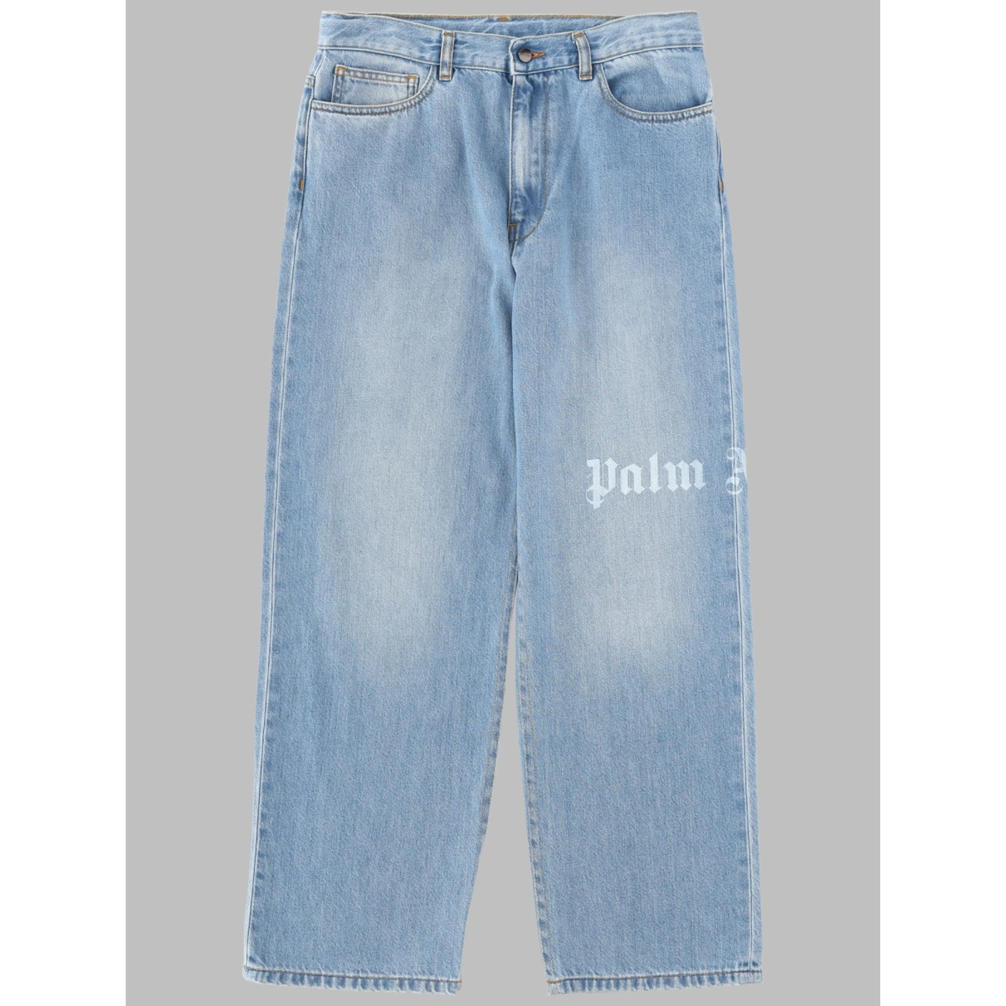 logo baggy denim pants medium boy
