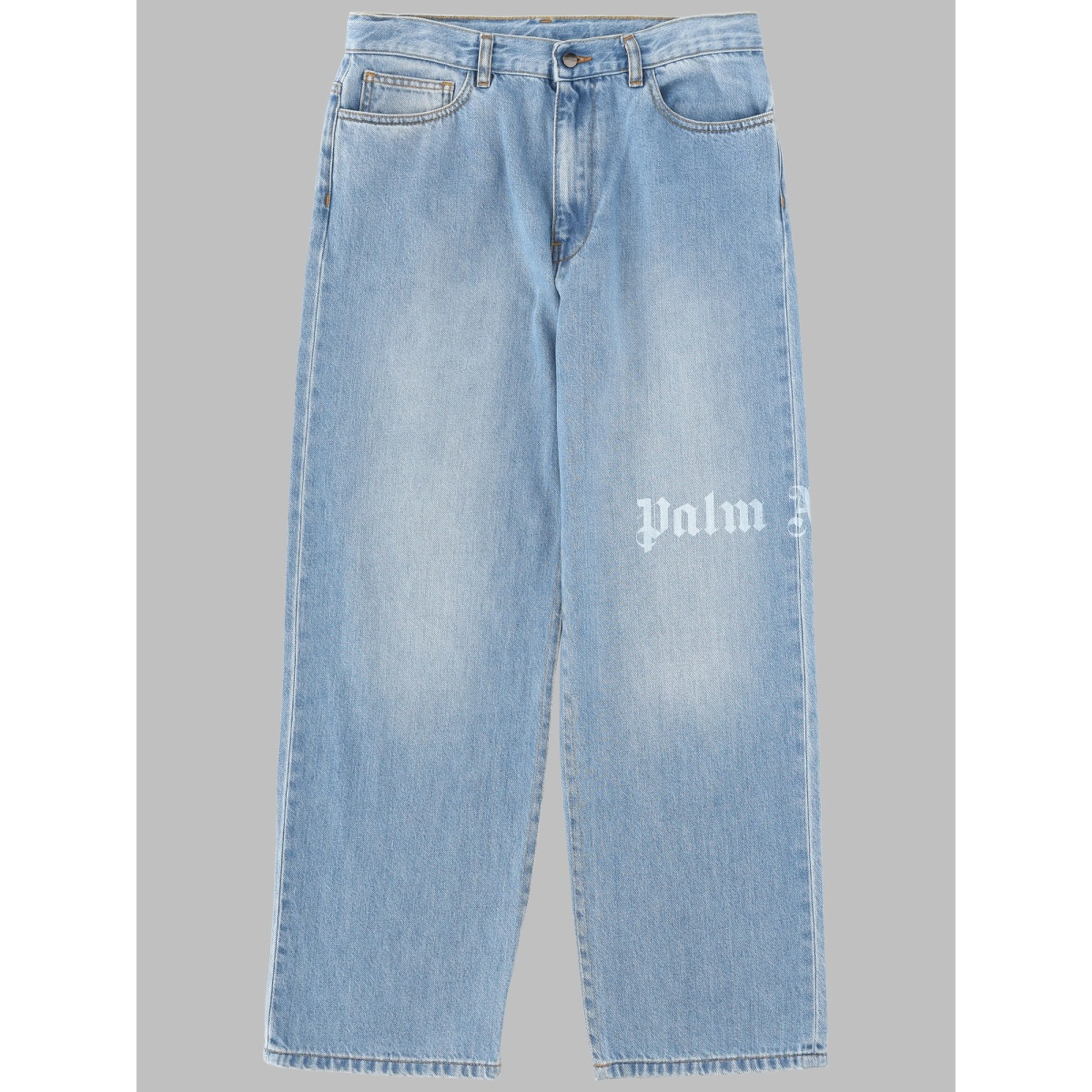 logo baggy denim pants medium boy