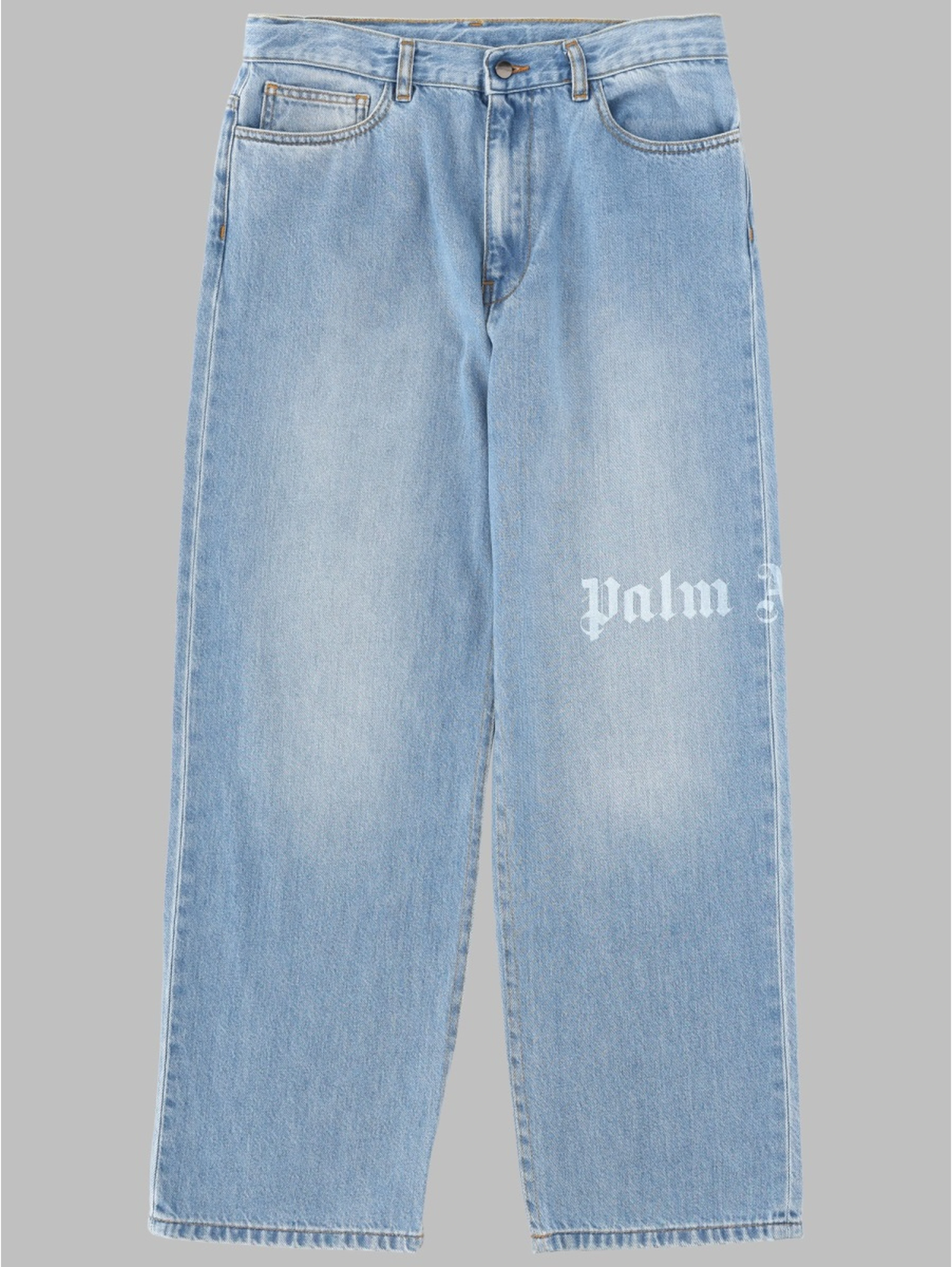 logo baggy denim pants medium boy