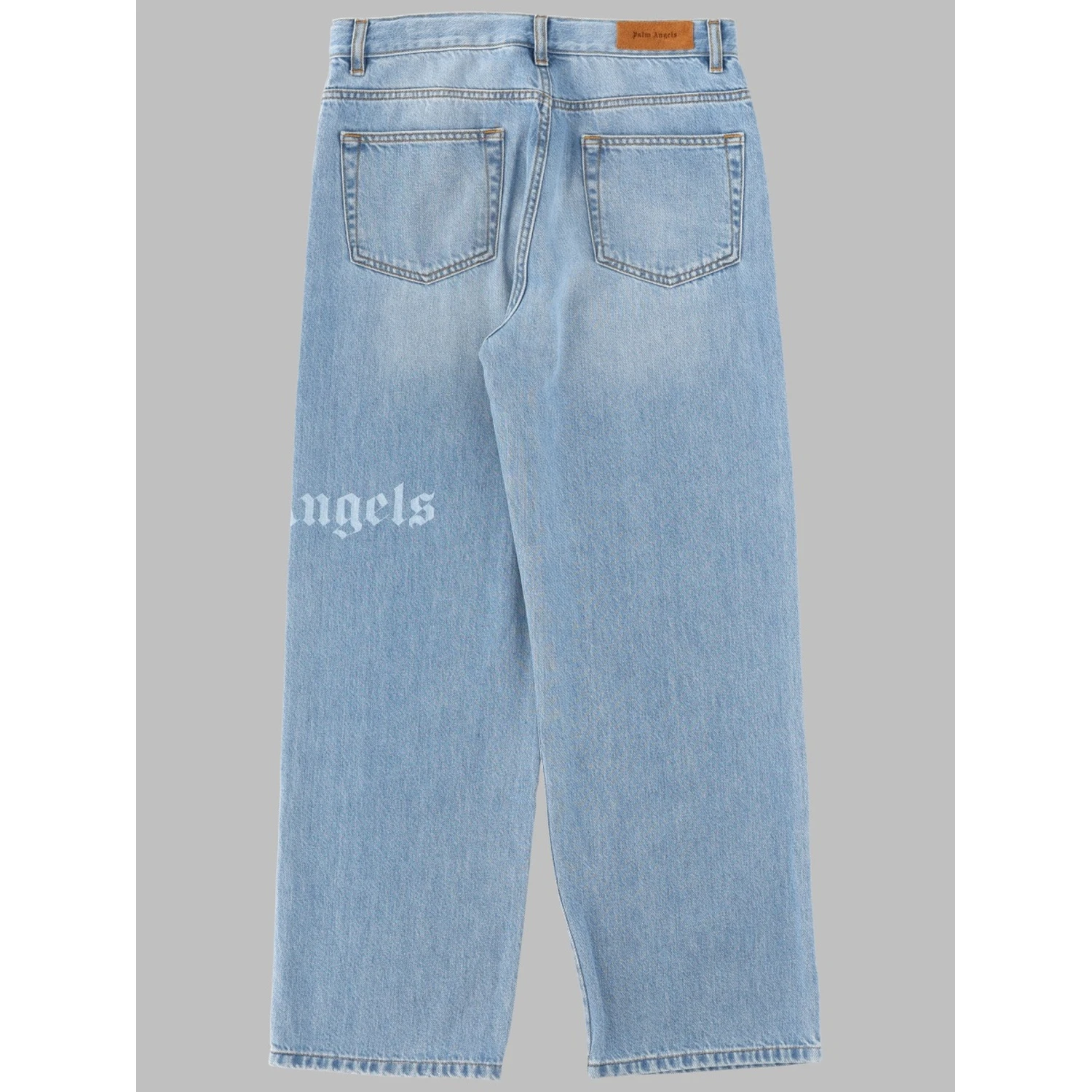 logo baggy denim pants medium boy