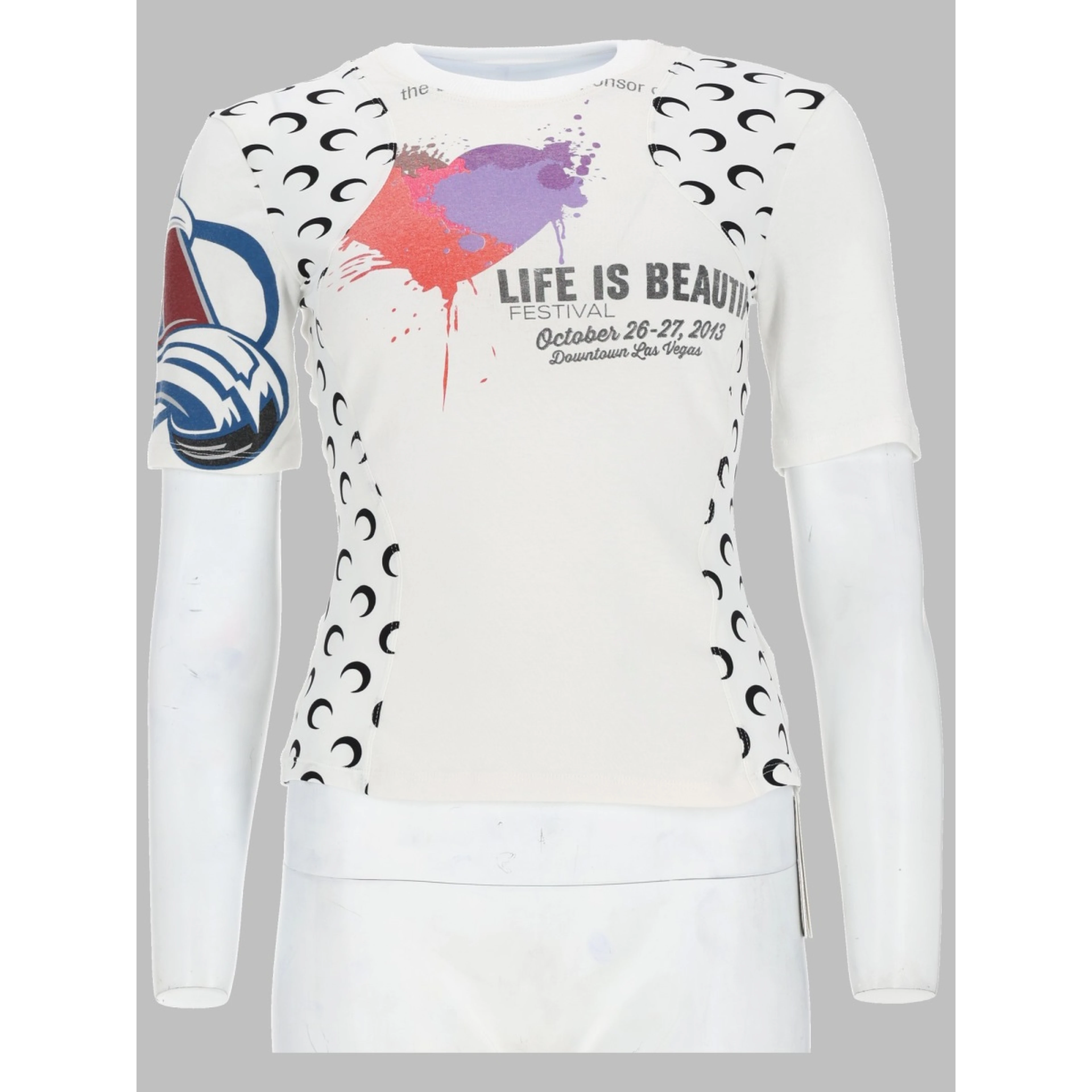 T-SHIRT UPCYCLED CON STAMPA