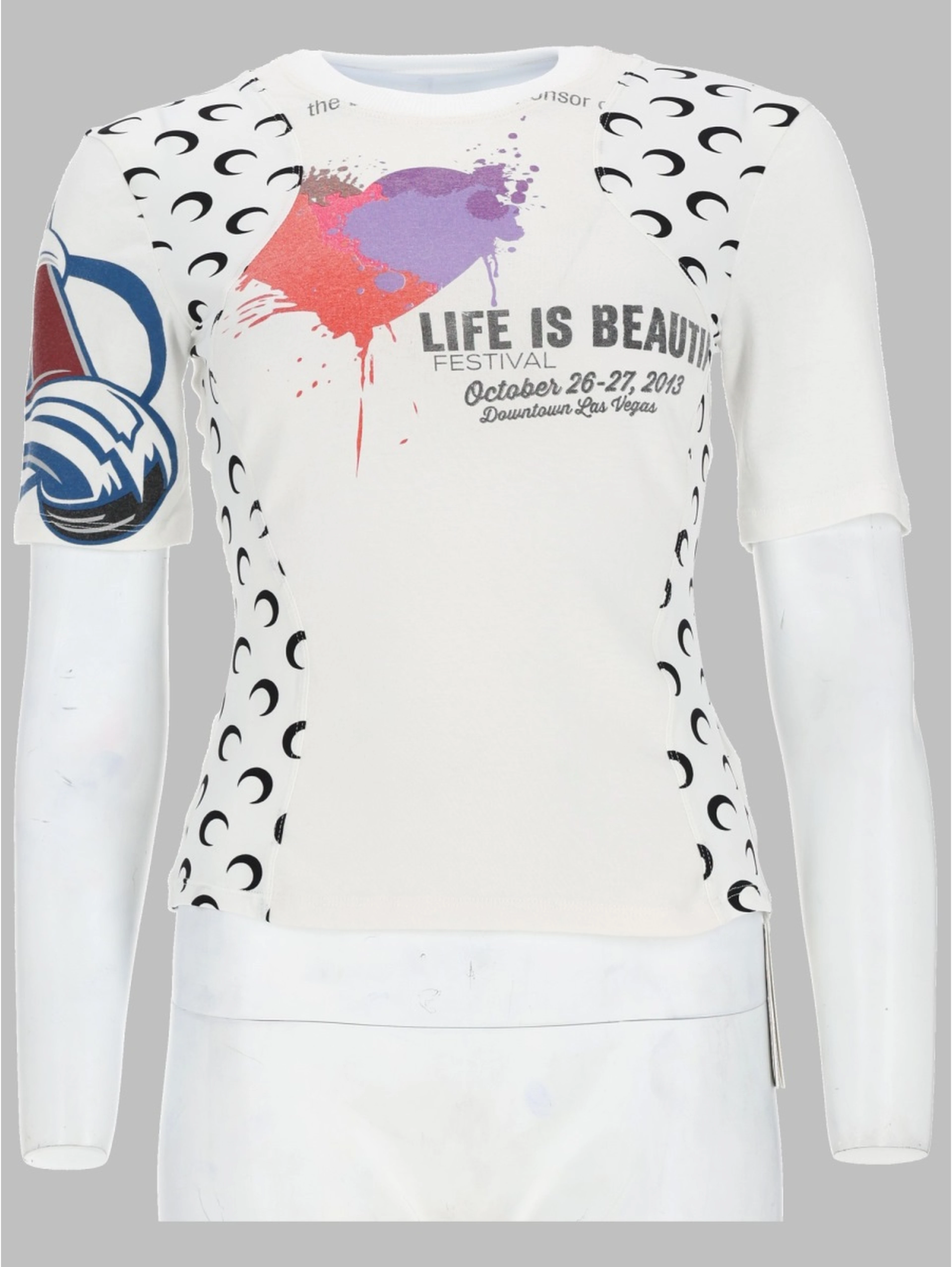 T-SHIRT UPCYCLED CON STAMPA