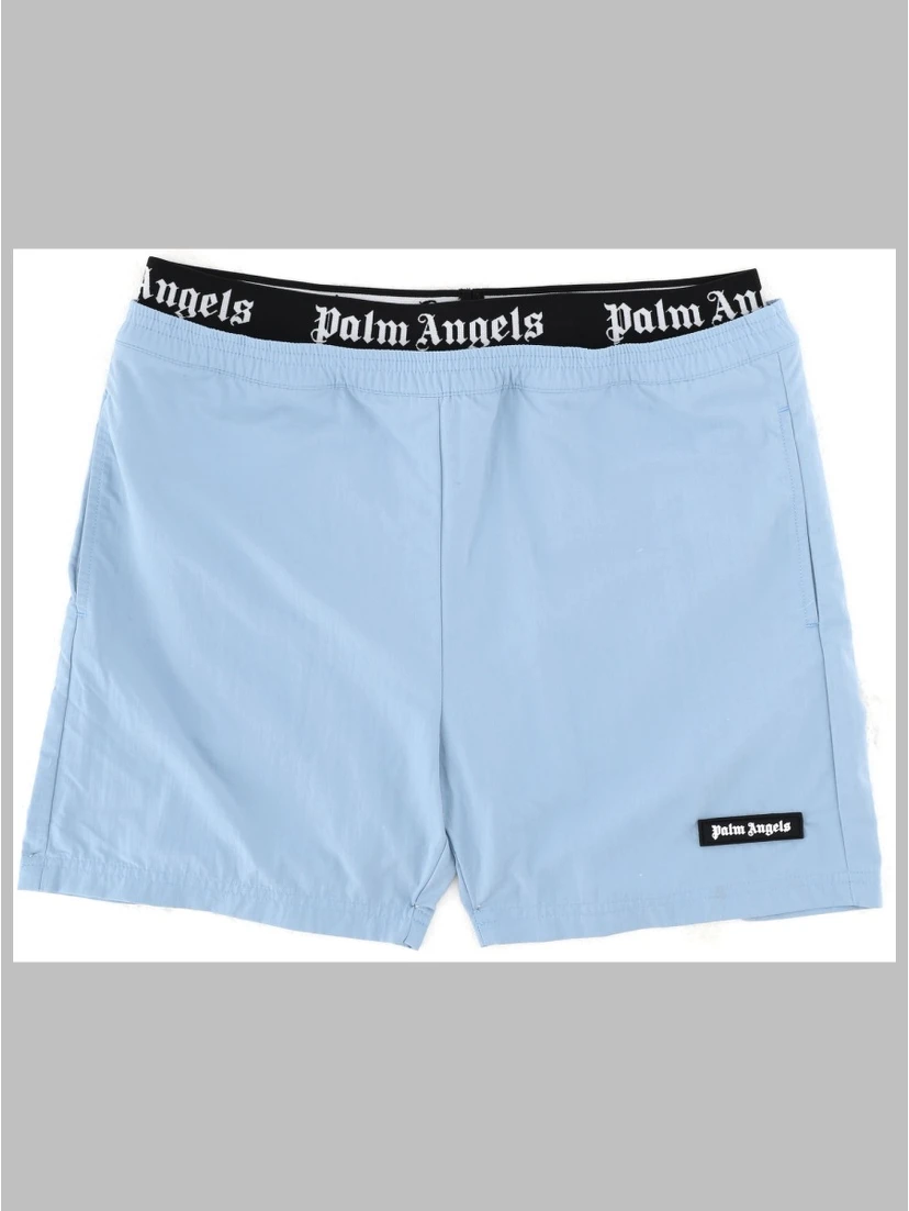 elastic band logo short beachwear boy